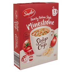 Soup In A Cup Hearty Italian Style Minestrone 2 Pack 60g